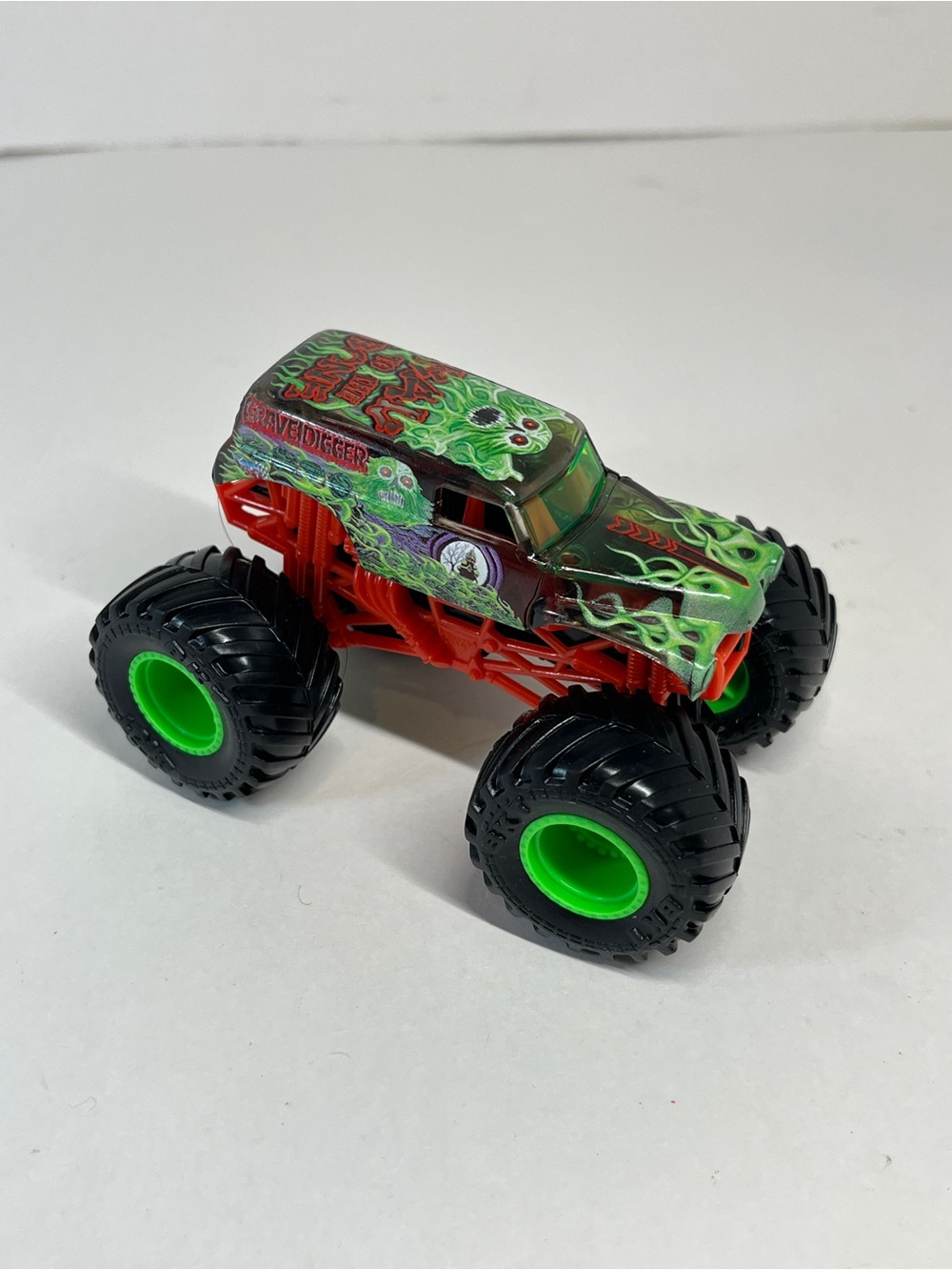 Monster Jam Truck Grave Digger Supercharged Speedway Exclusive 1:64 Loose Toy